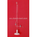 MICRO BURETTE con BASE DE MADERA GRADO B